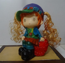 Creative piggy bank plastic cute girl change jar piggy bank Tide play gift desktop ornaments used photo