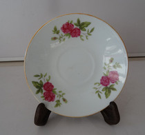 Old plate Cultural Revolution Jingdezhen export decal small reward plate dip plate dip plate physical photo with nostalgic antique