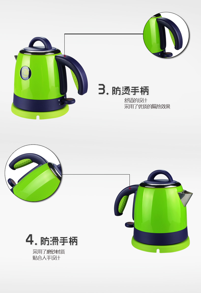 cốc đun nước siêu tốc mini Sinh viên hoạt hình ấm đun nước điện mini 0.8L1L lít nhỏ dung tích di động ấm đun nước tour 1000W800W - ấm đun nước điện bình siêu tốc amica