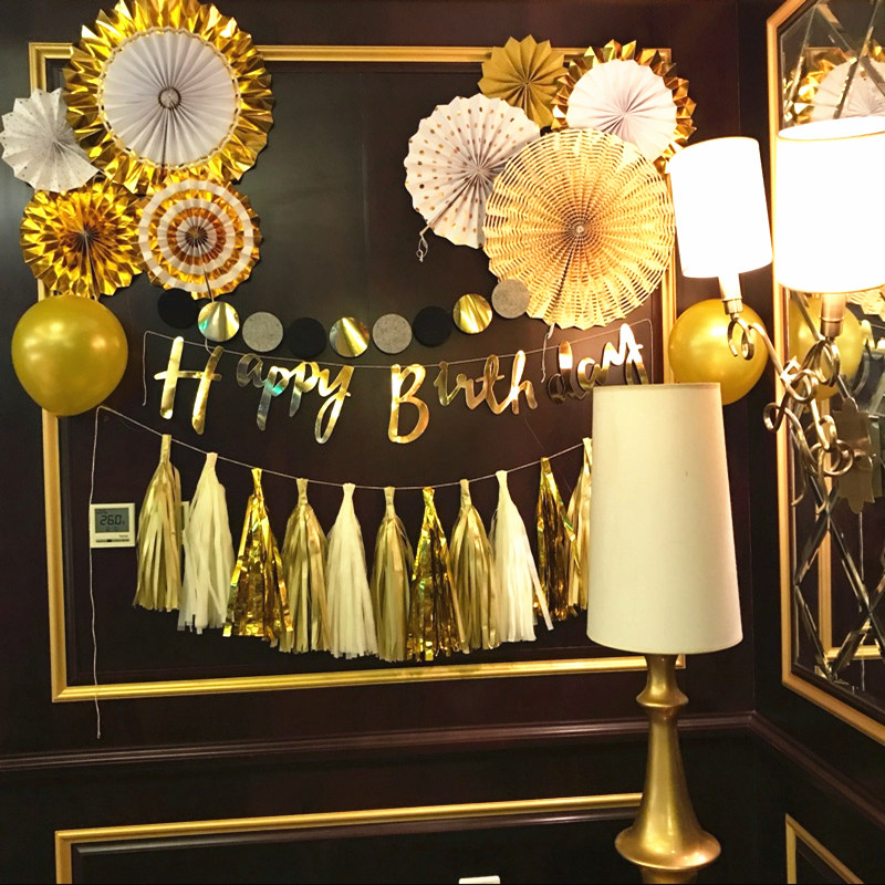 Birthday party decoration decoration children's first birthday adult party baby birthday party dress up pennant