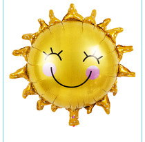 Sun-male aluminum balloon balloon childrens birthday party