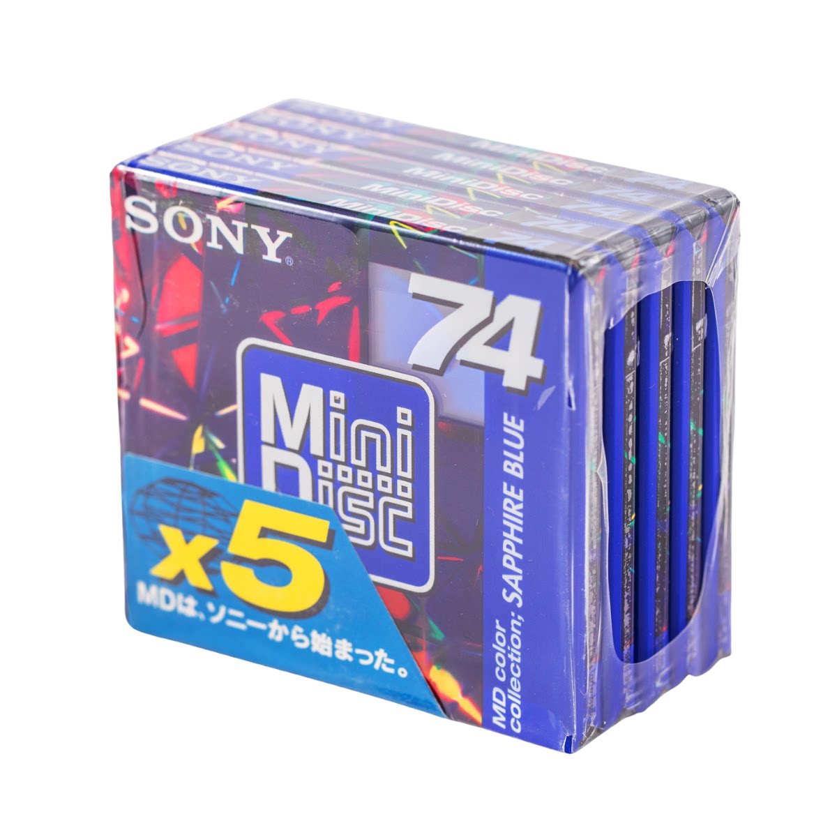 Japan straight up Sony MD disc minidisc 74 min brand new unsealed blank recording disc original