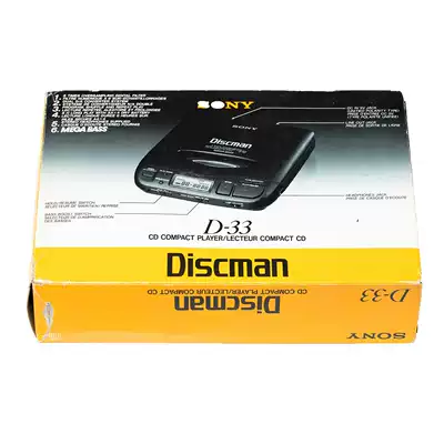 Full set with packaging SONY D33 Sony CD walkman discman High quality model Made in Japan
