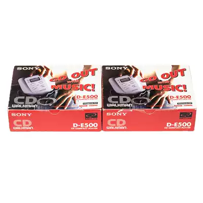 SONY D-E500 SONY CD Walkman discman player Japan buy back Non brand new with packaging