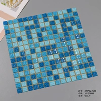 327 Три -роговый синий