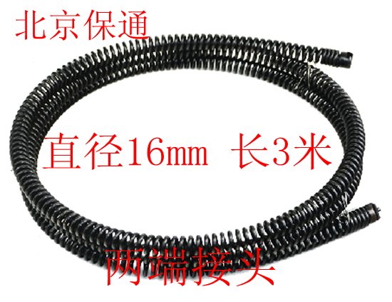 Pipe dredging device dredging spring Electric drill dredging device Sewer dredging toilet floor drain intermediate spring extension spring