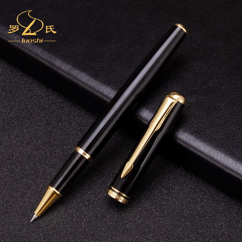 Free engraved LOGO Roche 923 metal neutral pen signature business office writing students gift carbon pen
