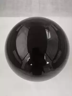 Black bowling 8 pounds, 3 holes mirror word No LOGO