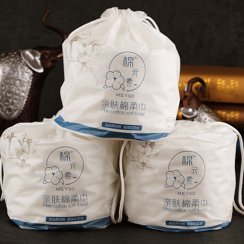 Cotton element wash face towel drum type wash face catwoman disposable roll with cotton towel grown-up baby cotton soft towel finish