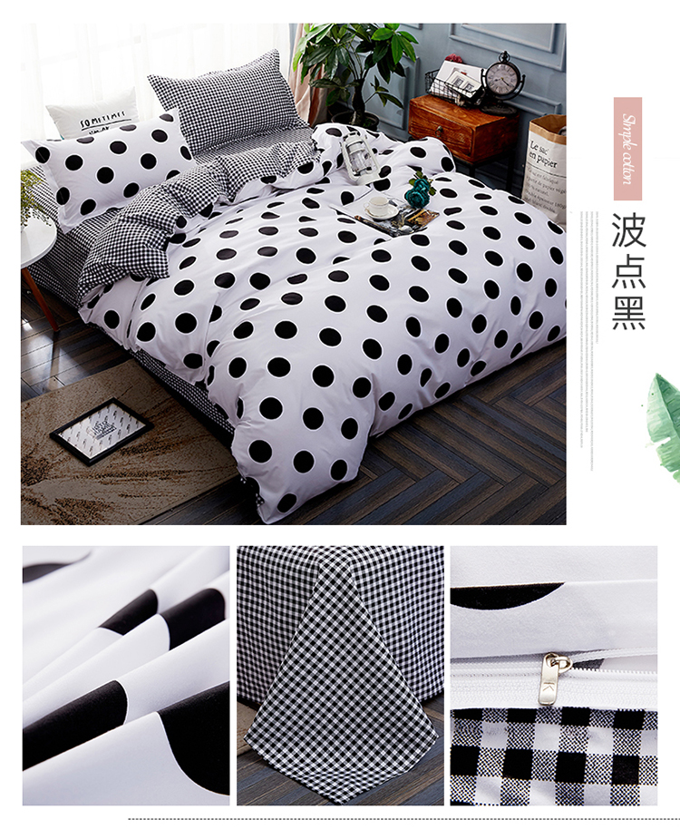 Phong cách Hàn Quốc sang trọng lưới gió đỏ điểm tấm bộ bốn 1,8 bộ ký túc xá sinh viên ba bộ 1,2 bộ đồ giường - Bộ đồ giường bốn mảnh bộ chăn ga gối đệm giảm giá