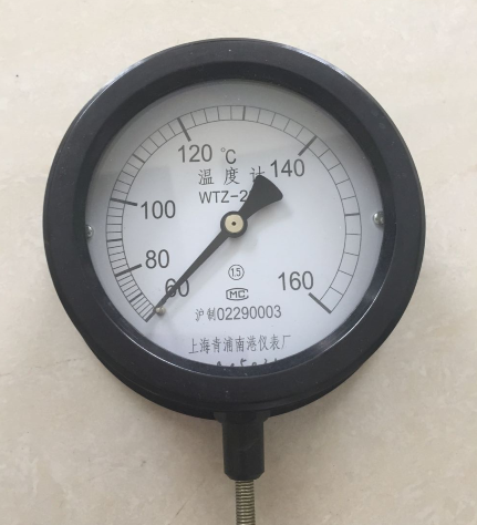 上海青浦南港仪表厂60-160℃温度计压力式华线卧式蒸汽灭菌器配件