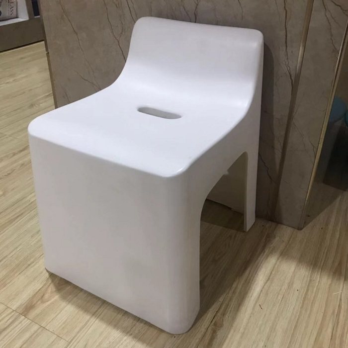 Anya ANYA Pure Red and White Gray Creative bench carrying personality design