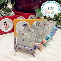 Anya creative personality children photo frame Cute cartoon giraffe Dalmatian and other photo frames made of plastic glass