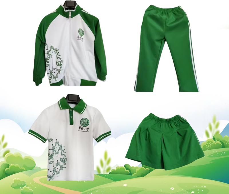 Beijing Cuiwei Primary School Spring and Autumn Style Jacket and Pants Summer School Uniform Short-Sleeved Shorts