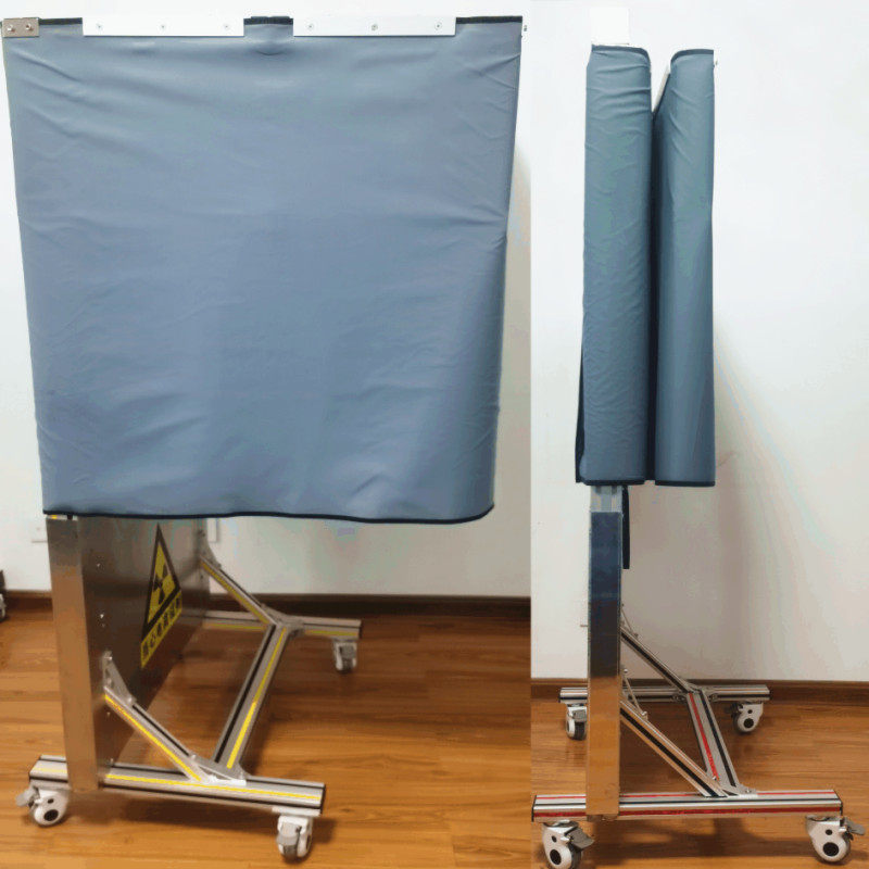 X - ray bedside protection device lead screen lead curtain electric spread elevated and landing ward film shield ionizing radiation