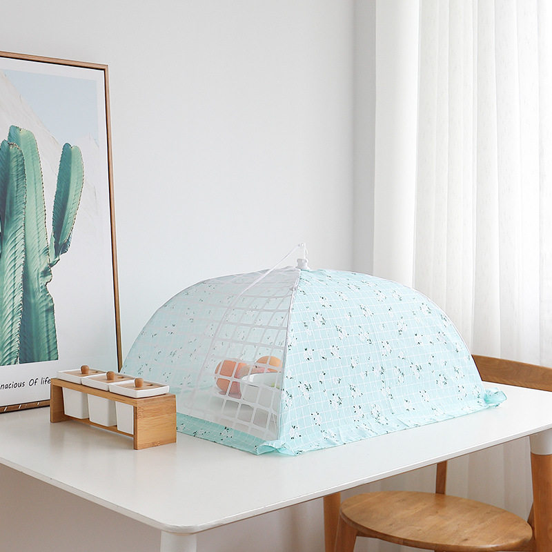 Dining table cover food cover large insect-proof vegetable cover lace foldable anti-fly and insect-proof vegetable cover cover vegetable umbrella cover vegetable cover