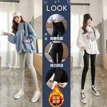 Autumn winter plus suede thickened beating underpants woman outside wearing gats up overweight mm200 catty mesh red high waist elastic pants