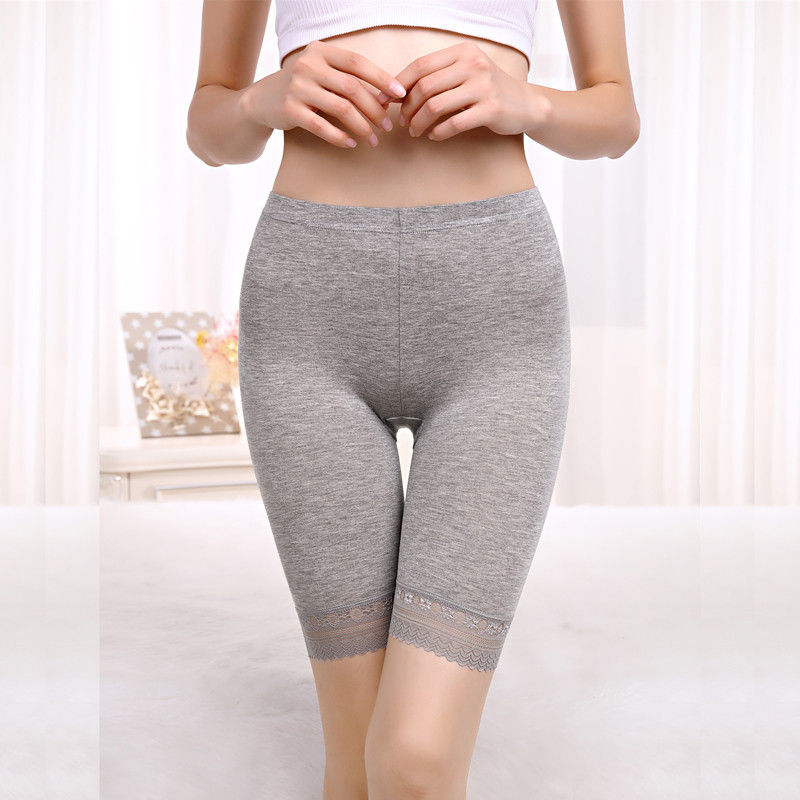 Safety pants anti-walking woman Shamodel indefinitely three-point lace insurance shorts wear pants thin