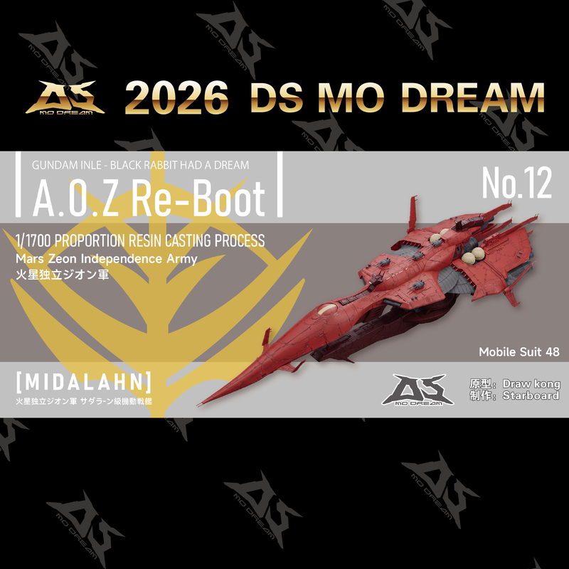October Release 1/1700[Midalahn] Mars Independent Gion Army Sada-Ra-N Class Mobile Battle Recorder