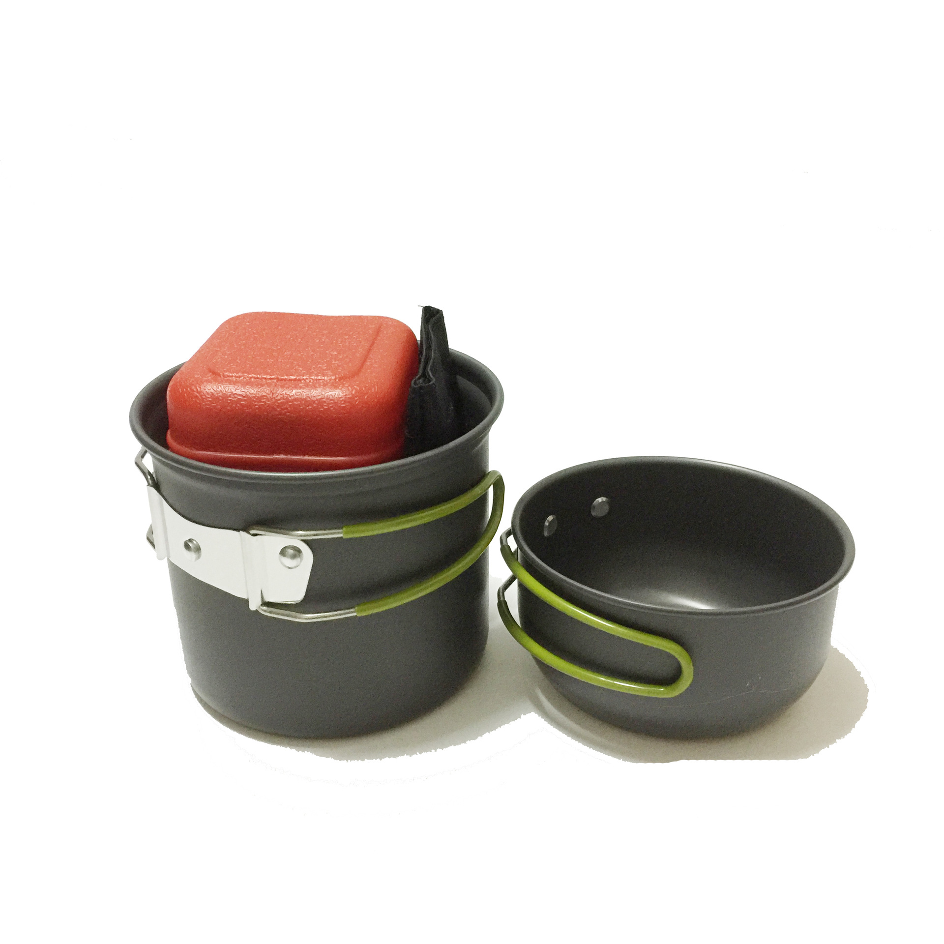 Bộ nồi nấu nóng 2-3 người bếp ngoài trời đặt nồi kết hợp di động chia bếp dã ngoại cắm trại đặt nồi - Bếp lò / bộ đồ ăn / đồ nướng dã ngoại bình gas namilux