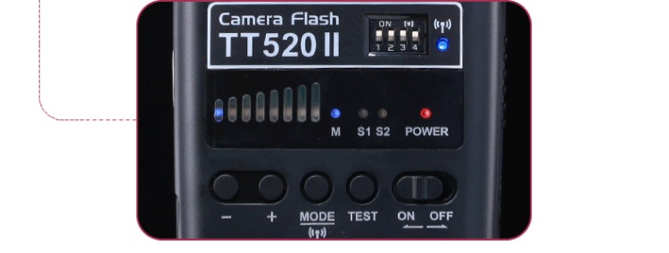 Bò TT520II camera đèn flash máy ảnh SLR Canon Ni Kangbin Sony là off-camera máy giày mái vòm ánh sáng đèn flash bên ngoài Olympus - Phụ kiện máy ảnh DSLR / đơn chân quay điện thoại chống rung