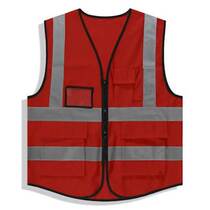 Command reflective safety Fluorescent green super bright construction pocket luminous driver suit Traffic car clothing Vest vest