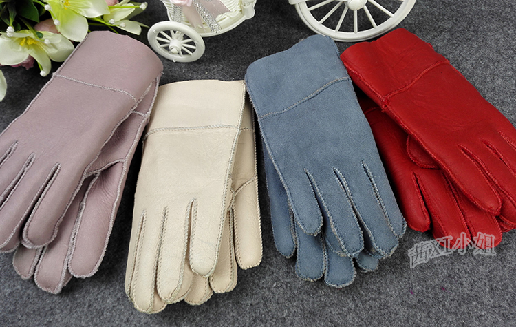 Gants pour enfants en peau de mouton - Ref 2146047 Image 14