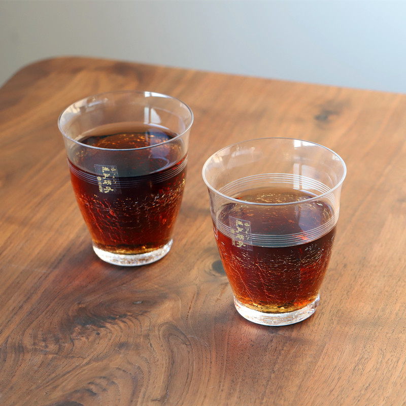 Spot Japan Imports Jiangdo Niti Handmade Glass Cup Ice Cracks Whisky Wine Glasses Couple Pair Cup Birthday