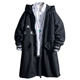 Sugar Rose Workwear Windbreaker Jacket Men's Medium-Length Handsome Teenagers Hooded Spring and Autumn Oversize Coat