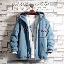 White sugar rose special price thickened Winter Korean version cotton clothes male students cotton clothes loose even cap cotton padded jacket trend