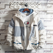 White Sugar Rose Special Price Wins Tide Cards Delight Spell Cotton Clothes Students Handsome Loose Cotton Padded Jacket Man winter jacket man