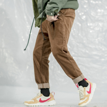 White Sugar Rose Special Price Day Series Retro Casual Long Pants Mens Body 100 Hitch 2019 New Youth Big Code Tapered Pants