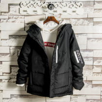 Special price Winter new mens cotton clothes warm and Han version trendy personality zipped decorative student winter jacket