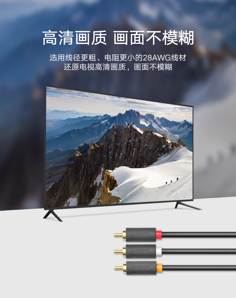 cục modem wifi Cáp liên minh xanh AV ba đến ba cáp âm thanh Lotus 3RCA màu đỏ trắng ba màu DVD TV VCD set-top box đầu phát mạng cáp tín hiệu ba màu av line nam đến nam 1,5 m - Trình phát TV thông minh modern wifi