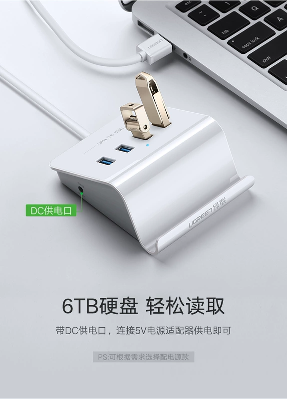 Màu xanh lá cây với USB 3.0 với một splitter điện Một tới bốn máy tính tốc độ cao và kéo dài hơn hub usb usb hub cổng usb chuyển đổi 1 a được chia thành bốn người giữ điện thoại chức năng 4 chuyển đổi sub-band - USB Aaccessories