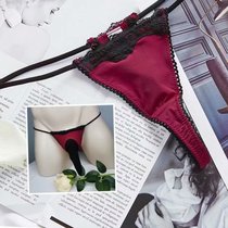 Sexy Tiny Word Pants Lace and Americas Invisible Stealth Silk Sox JJ Spice Lovers One line Temptation True Silk Briefs