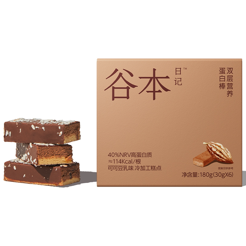 谷本日记高蛋白双层蛋白棒1支30g