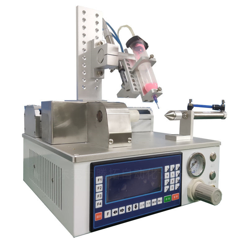 Fully automatic thread gluing machine Tembo T800 wire rod joint nut fire connection anaerobic domestic adhesive glue dispenser