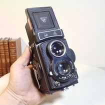 1970s Shanghai vintage Seagull 4A dual reflex 120 film roll film camera dual lens collection decoration