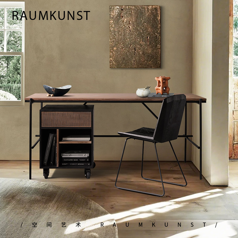 Imported Furniture/Scandinavian Expression/Solid Wood Desk Teak Computer Desk Italian Desk Long Workbench Office Desk