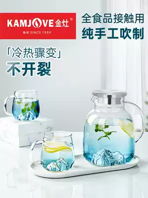 Golden stove TP-509 thickened cold kettle household heat-resistant glass bottle High Borosilicate high temperature glass kettle