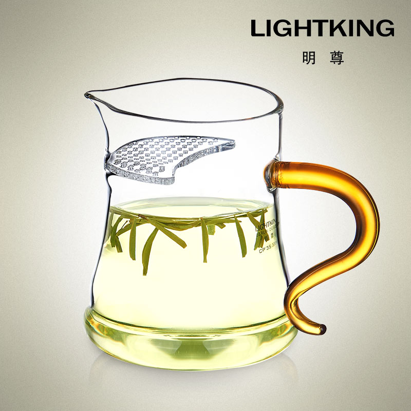 Mingzhong CP 35 glass cup tea water separation cup glass tea leakage heat - resistant tea - ceramic tea ceramic household use
