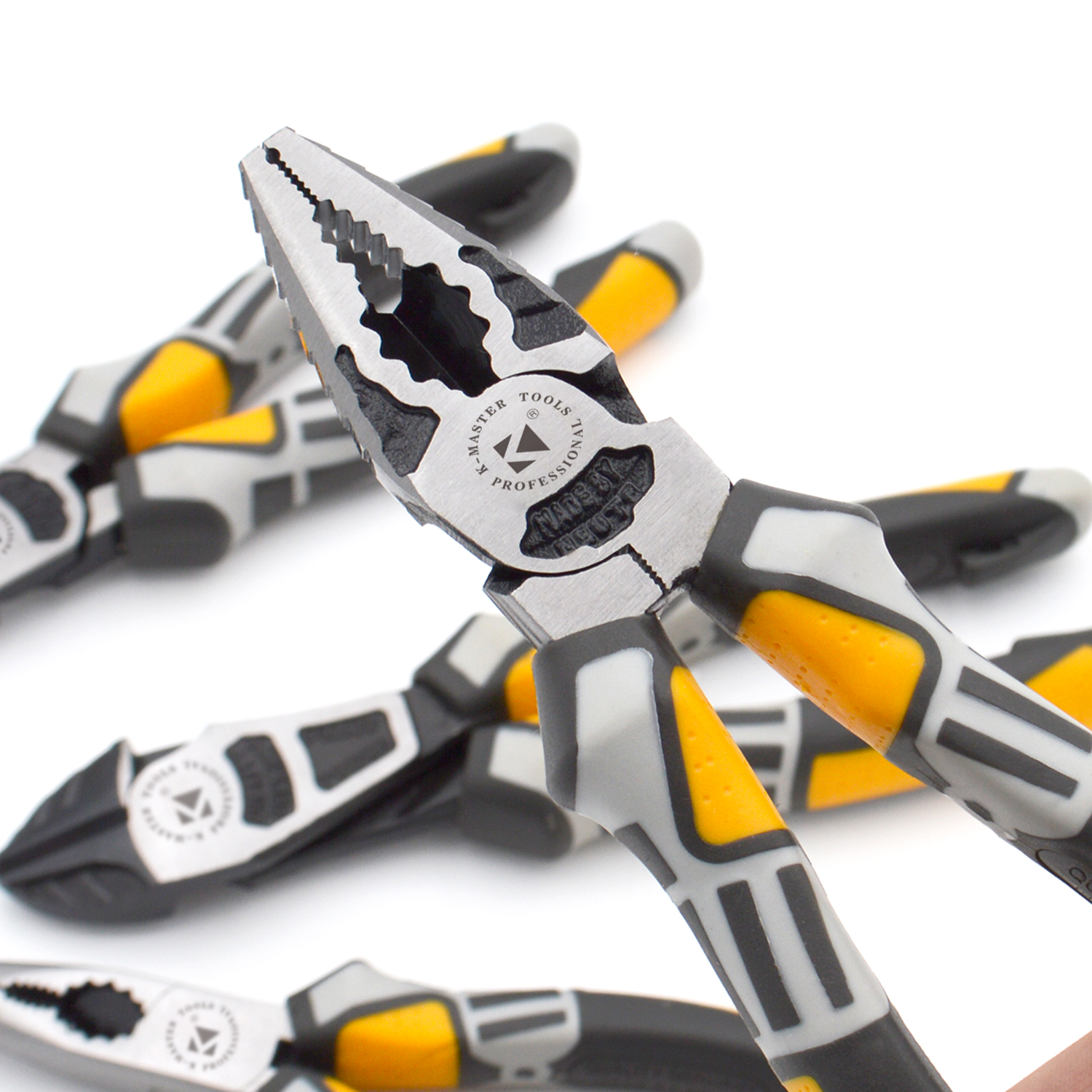 Multi-function labor-saving pliers Electrical industrial grade wire pliers 8 inch vise 6 inch pointed nose pliers flat mouth pliers Oblique mouth pliers