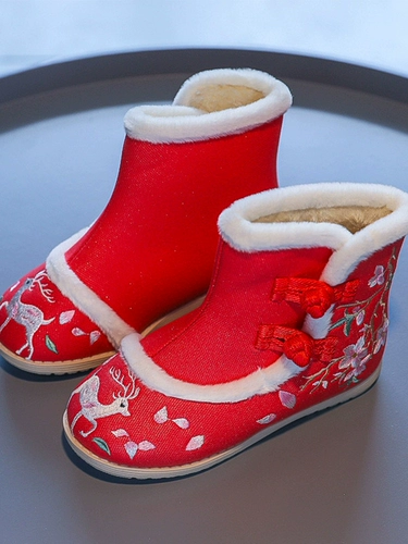 Демисезонные туфли, короткие сапоги, китайский стиль