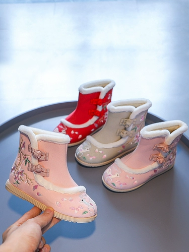 Демисезонные туфли, короткие сапоги, китайский стиль