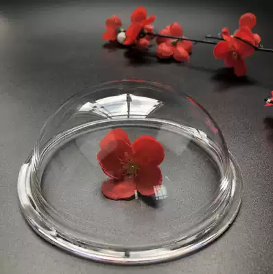 Customized acrylic dome cover plexiglass cover dust cover semicircular transparent lampshade semi-round ball display cover