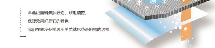 Dày ấm cashmere nệm nệm tấm pad con người ký túc xá 1,2m giường m 1.5m1.8 mùa đông - Nệm nệm gòn ép