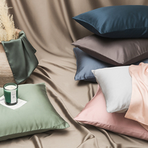 Summer Advanced Sensation Brief pure Color 60 Heather Pillowcase Pair Mount Lesel Ice Silk Pillow Headgear Ice Cold Silk Slip