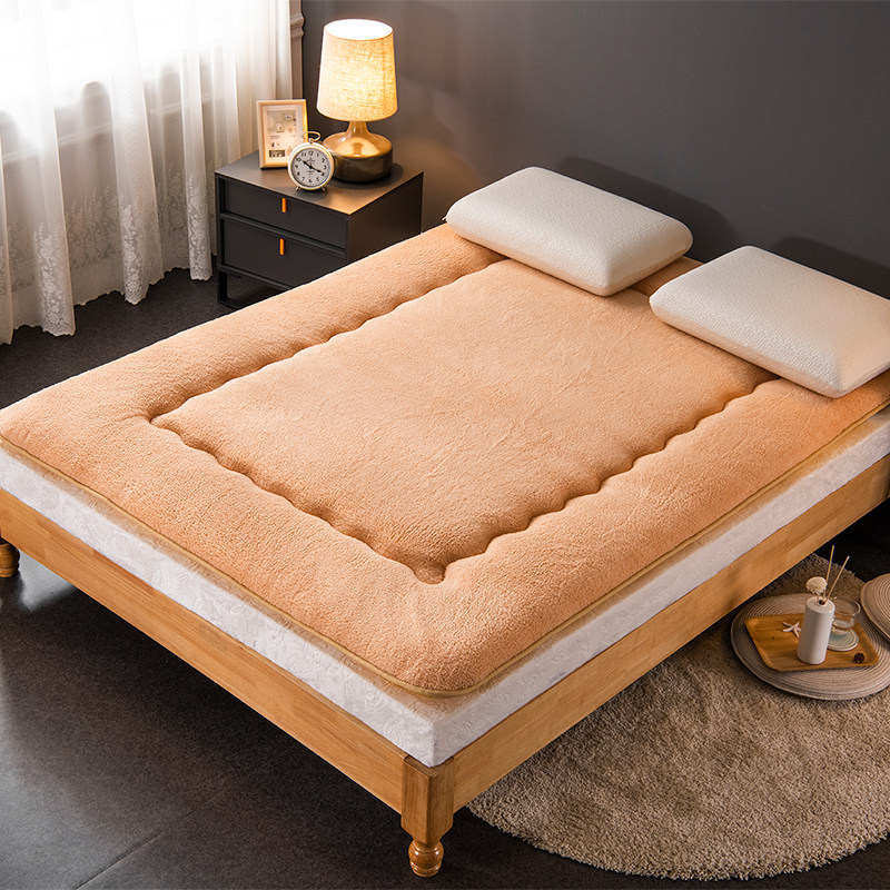 Thickened Warm Sheep Suede Mattress Bedding Submat Quilted By Single Student Dormitory 1 2 m 1 5m1 8 m Bed Winter