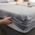 nhung doanh nghiệp giường một mảnh san hô bảo vệ tay luật Levin nhung bedspread dày ấm giường nệm bìa tất cả Li 1.5m1.8 bao gồm - Trang bị Covers ga trải giường chun đẹp	 Trang bị Covers